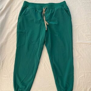 Figs Kelly Green Zamora Jogger Pants